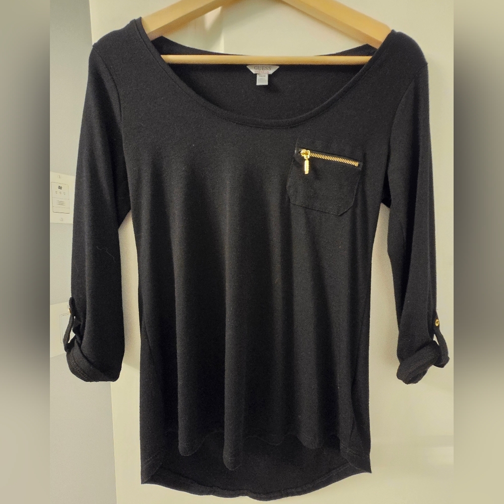 Guess Top With Gold Hardware. Size XS.
